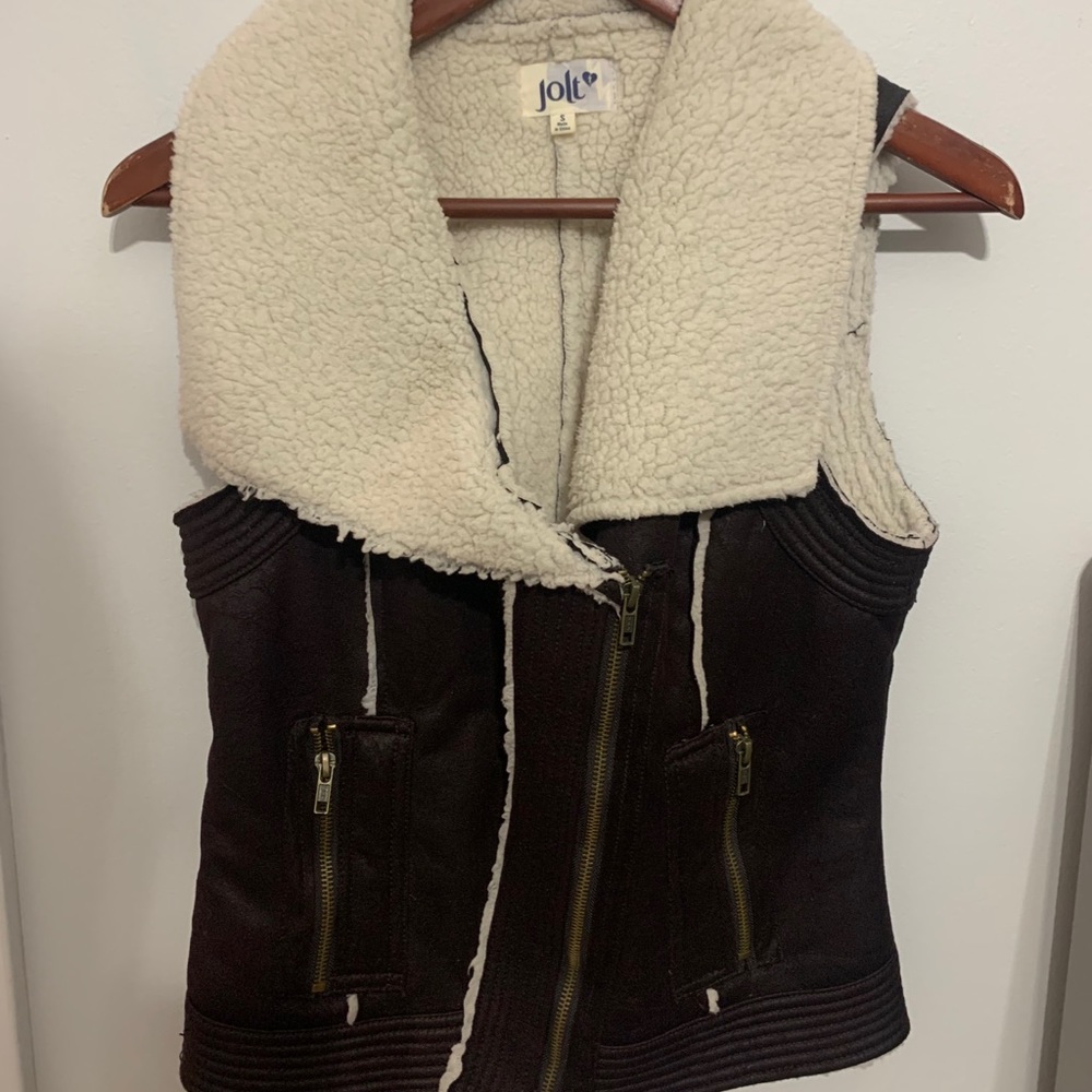 Brown Fur Vest